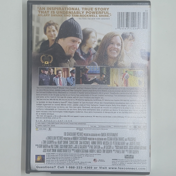 Conviction (Rental Exclusive Edition) - Picture 2 of 2
